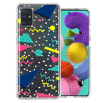 Samsung Galaxy A51 90's Swag Shapes Design Double Layer Phone Case Cover