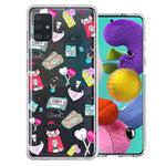 Samsung Galaxy A51 Valentine's Day Candy Feels like Love Hearts Double Layer Phone Case Cover
