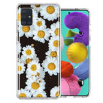 Samsung Galaxy A51 Cute Daisy Flower Design Double Layer Phone Case Cover