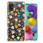 Samsung Galaxy A51 Day of the Dead Design Double Layer Phone Case Cover
