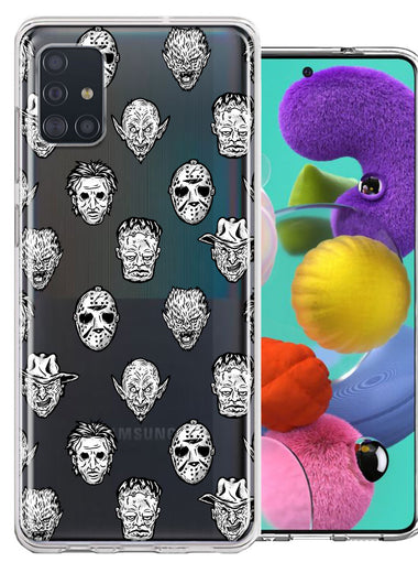 Samsung Galaxy A51 Halloween Horror Villans Design Double Layer Phone Case Cover
