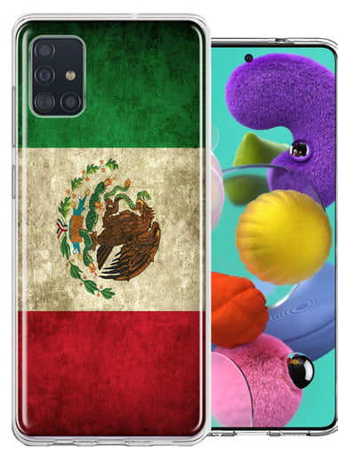 Samsung Galaxy A51 Mexico Flag Design Double Layer Phone Case Cover