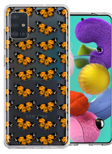 Samsung Galaxy A51 Monarch Butterflies Design Double Layer Phone Case Cover