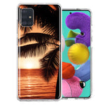 Samsung Galaxy A51 Paradise Sunset Design Double Layer Phone Case Cover