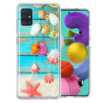 Samsung Galaxy A51 Seashell Wind chimes Design Double Layer Phone Case Cover