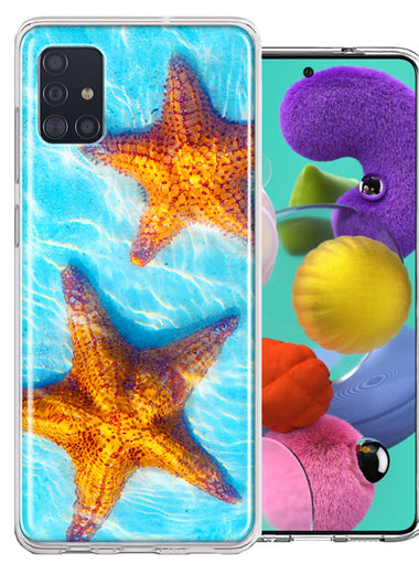 Samsung Galaxy A51 Ocean Starfish Design Double Layer Phone Case Cover
