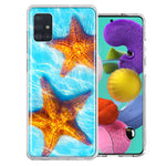 Samsung Galaxy A51 Ocean Starfish Design Double Layer Phone Case Cover