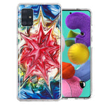 Samsung Galaxy A51 Tie Dye Abstract Design Double Layer Phone Case Cover
