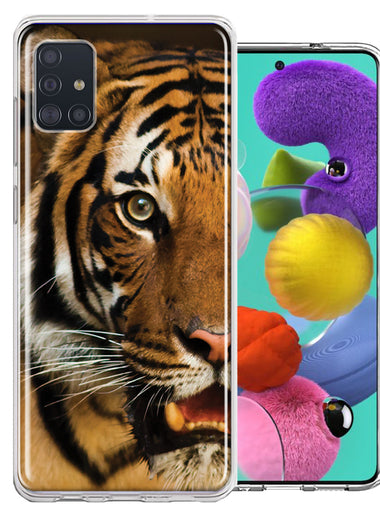 Samsung Galaxy A51 Tiger Face Design Double Layer Phone Case Cover
