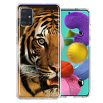 Samsung Galaxy A51 Tiger Face Design Double Layer Phone Case Cover