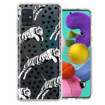 Samsung Galaxy A51 Tiger Polkadots Design Double Layer Phone Case Cover