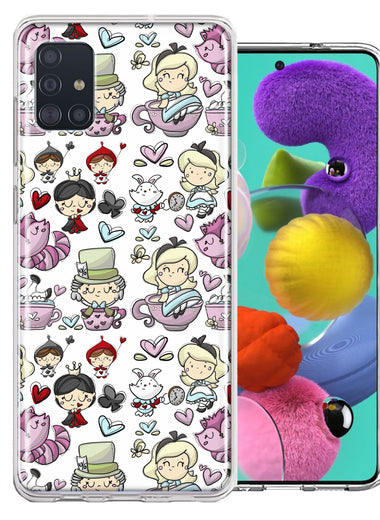 Samsung Galaxy A51 Wonderland Design Double Layer Phone Case Cover