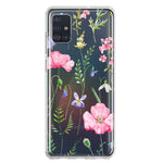 Samsung Galaxy A51 5G Spring Pastel Wild Flowers Summer Classy Elegant Beautiful Hybrid Protective Phone Case Cover