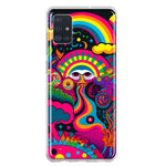 Samsung Galaxy A31 Psychedelic Trippy Hippie Night Walk Hybrid Protective Phone Case Cover