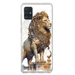 Samsung Galaxy A51 Ancient Lion Sculpture Hybrid Protective Phone Case Cover
