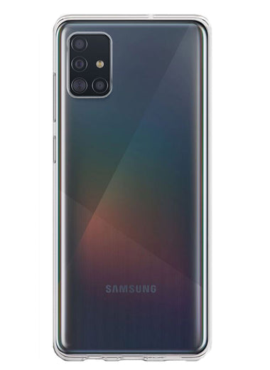Samsung Galaxy A51 5G Clear Shockproof Heavy Duty Double Layer Dual Hybrid Protective Phone Case Cover