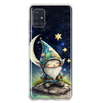 Samsung Galaxy A51 5G Stars Moon Starry Night Space Gnome Hybrid Protective Phone Case Cover