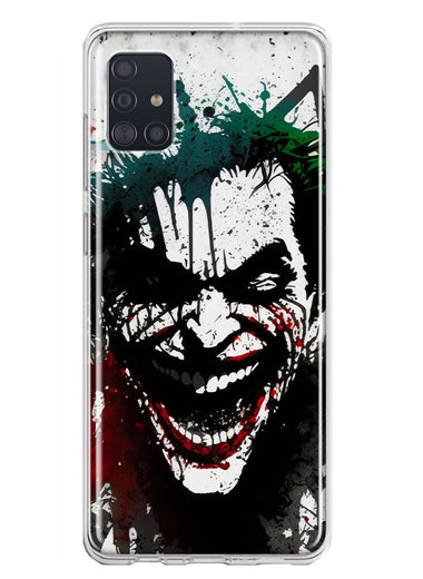 Samsung Galaxy A51 5G Laughing Joker Painting Graffiti Hybrid Protective Phone Case Cover