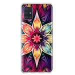 Samsung Galaxy A51 5G Mandala Geometry Abstract Star Pattern Hybrid Protective Phone Case Cover