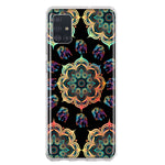 Samsung Galaxy A51 5G Mandala Geometry Abstract Elephant Pattern Hybrid Protective Phone Case Cover