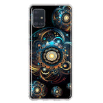 Samsung Galaxy A51 5G Mandala Geometry Abstract Multiverse Pattern Hybrid Protective Phone Case Cover