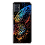 Samsung Galaxy A51 5G Mandala Geometry Abstract Butterfly Pattern Hybrid Protective Phone Case Cover