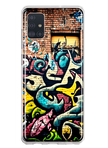 Samsung Galaxy A51 5G Urban Graffiti Wall Art Painting Hybrid Protective Phone Case Cover