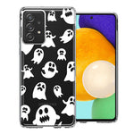 Samsung Galaxy A52 Halloween Spooky Ghost Design Double Layer Phone Case Cover