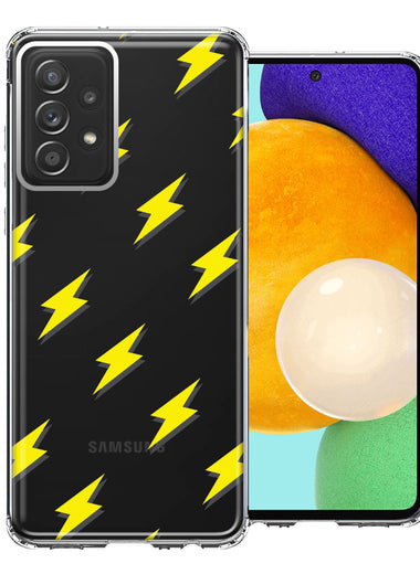Samsung Galaxy A52 Electric Lightning Bolts Design Double Layer Phone Case Cover