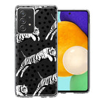 Samsung Galaxy A52 Tiger Polkadots Design Double Layer Phone Case Cover