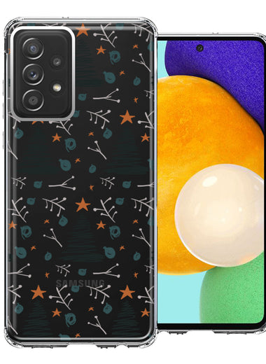 Samsung Galaxy A52 Holiday Christmas Trees Design Double Layer Phone Case Cover