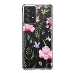 Samsung Galaxy A52 Spring Pastel Wild Flowers Summer Classy Elegant Beautiful Hybrid Protective Phone Case Cover
