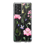 Samsung Galaxy A33 5G Spring Pastel Wild Flowers Summer Classy Elegant Beautiful Hybrid Protective Phone Case Cover