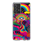 Samsung Galaxy A33 Psychedelic Trippy Hippie Night Walk Hybrid Protective Phone Case Cover