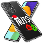 Samsung Galaxy A31 5G Christmas Funny Couples Chest Nuts Ornaments Hybrid Protective Phone Case Cover