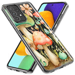 LG K51 Fairytale Watercolor Mushrooms Pastel Spring Flowers Floral Hybrid Protective Phone Case Cover