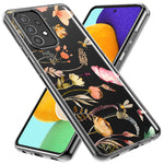 LG Stylo 6 Peach Meadow Wildflowers Butterflies Bees Watercolor Floral Hybrid Protective Phone Case Cover