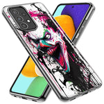 Samsung Galaxy A12 Evil Joker Face Painting Graffiti Hybrid Protective Phone Case Cover