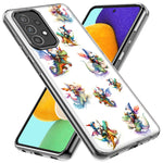 Samsung Galaxy A72 Cute Fairy Cartoon Gnomes Dragons Monsters Hybrid Protective Phone Case Cover