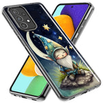 Samsung Galaxy A21 Stars Moon Starry Night Space Gnome Hybrid Protective Phone Case Cover
