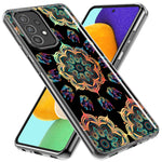 LG Stylo 6 Mandala Geometry Abstract Elephant Pattern Hybrid Protective Phone Case Cover