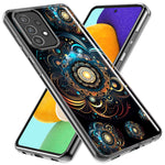 Samsung Galaxy A72 Mandala Geometry Abstract Multiverse Pattern Hybrid Protective Phone Case Cover