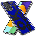 Samsung Galaxy A31 5G Blue Clear Funny Text Quote Ok Boomer Hybrid Protective Phone Case Cover