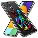 Samsung Galaxy A13 Peace Graffiti Painting Art Hybrid Protective Phone Case Cover