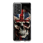 Samsung Galaxy A33 5G British UK Flag Skull Hybrid Protective Phone Case Cover