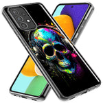 Samsung Galaxy A52 Fantasy Skull Headphone Colorful Pop Art Hybrid Protective Phone Case Cover