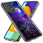 Samsung Galaxy A31 5G Spring Moon Night Lavender Flowers Floral Hybrid Protective Phone Case Cover