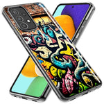 Samsung Galaxy Z Flip 4 Urban Graffiti Wall Art Painting Hybrid Protective Phone Case Cover