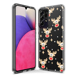 Samsung Galaxy A31 5G Red Nose Reindeer Christmas Winter Holiday Hybrid Protective Phone Case Cover