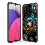 Samsung Galaxy A22 5G Mandala Geometry Abstract Multiverse Pattern Hybrid Protective Phone Case Cover